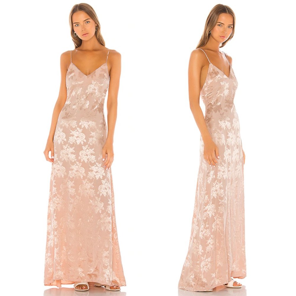 NWT Lovers + Friends The Slip Dress Floral Blush